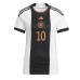 Germany Serge Gnabry #10 Replica Home Shirt Ladies World Cup 2022 Short Sleeve